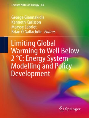 cover image of Limiting Global Warming to Well Below 2 °C
